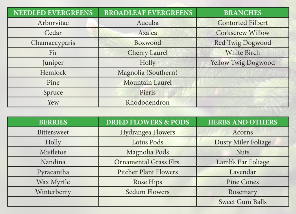 Holly Pollination Chart